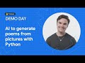 Using AI to generate poems from pictures with Python in Firebase