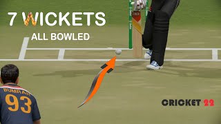 Cricket 22 - top 7 wickets