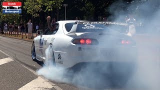 Tuner Cars Leaving RevRun 2018! - 3x Supra, Huracan, Skyline, 1JZ Silvia, GTR, M2, Impreza STi....