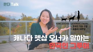 [란다Talk]  캐나다에 한국인 그루머가 절실합니다