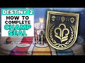 DESTINY 2 How To Complete CHAMP SEAL And UNLOCK CHAMP TITLE