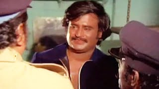 Anbukku Naan Adimai -Rajinikanth kills Sujhata husband in train \u0026 Rajinikanth surprise to see police