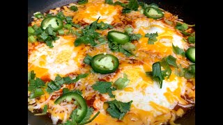 Enchilada Eggs - Easy and Fast