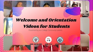 Welcome: CCL Orientation Series 2021