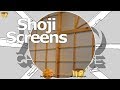 Shoji Screens for my workshop - A 100% Wood Challenge