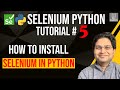 Selenium Python Tutorial #5 - How to Install Selenium in Python
