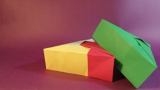 삼각 조립상자 색종이접기 -  Origami Confetti Assembly boxes