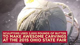 Check out these awesome butter sculptures from the Ohio State Fair