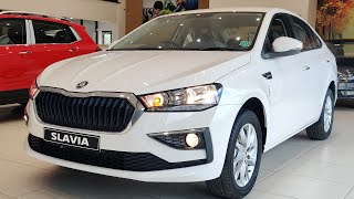 SKODA SLAVIA Ambition Most Detailed Walkaround Review | Best Value for Money Variant ?!