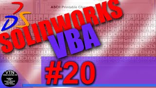 SOLIDWORKS VBA 20 ( InputBox Function ) Tutorial