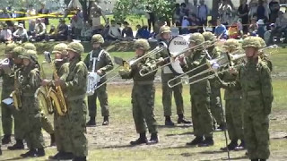 陸上自衛隊第12音楽隊・新発田駐屯地音楽クラブ・高田駐屯地音楽クラブ　新発田駐屯地創立64周年記念行事　アトラクション演奏