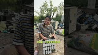 家人们 你看见过这么大的电容吗？我以为易拉罐呢哈哈哈-收废品的小妹 #shorts