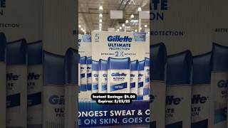 $4 instant savings on Gillette Ultimate Protection At #costco