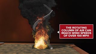 How wildfires can create a fire tornado