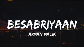 Besabriyaan| M S Dhoni - The Untold Story | Arman Malik | @tseries