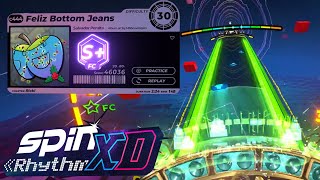 A final video to celebrate the holidays for Spin Rhythm XD!  Feliz Bottom Jeans XD Difficulty S+ FC