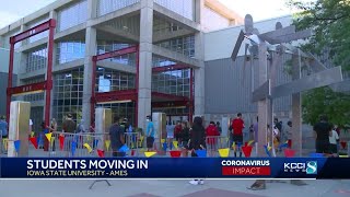 ISU students begin moving into campus housing