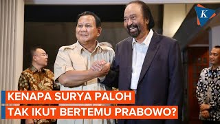 Nasdem Ungkap Alasan Surya Paloh Absen Saat Pertemuan Ketum Partai dengan Prabowo