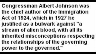 The Immigration Act of 1924 - Defending English Americans