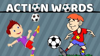kids vocabulary action verbs | Action words for kids | Learn english for kids | Educational video
