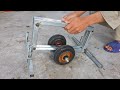 Great idea on how to make a handmade smart panel cart / Diy smart control trolley