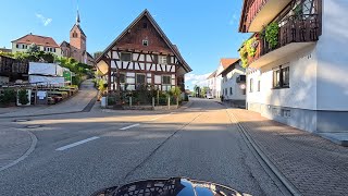🇩🇪 Scenic Drive Through 7 Charming Villages in South of Germany l From Waldulm to Bühlertal