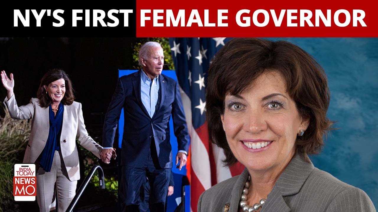 Kathy Hochul Becomes The First Female Governor Of New York - YouTube