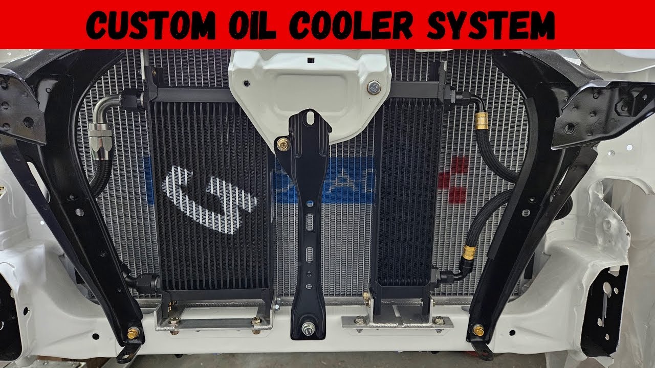 Custom Oil Cooler Set Up! - YouTube