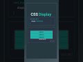 CSS display Property