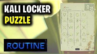 Kali's Locker Puzzle | Routine: Chapter 4 (Ward)