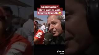 Schumacher Plays Games With Martin Bundle 🤣