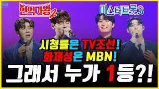 시청률은 TV조선팀이! 화제성은 현역가왕2팀이?! 그래서 누가 1등이냐~!! 판이 완전히 뒤집어졌다?! [현역가왕2] [미스터트롯3]