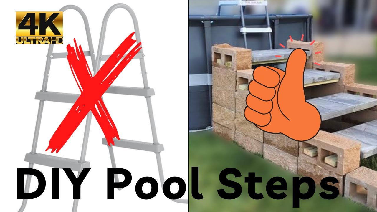 How To Build Pool Steps For Above Ground Pool Easy Diy Guide