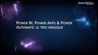 Power BI, Power Apps \u0026 Power Automate: le trio magique en action