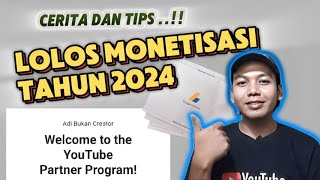 Cerita Lolos monetisasi 2024 || kaget ternyata segini gaji youtuber pemula