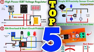 Top 5 Electronics Projects with basic components (2025)