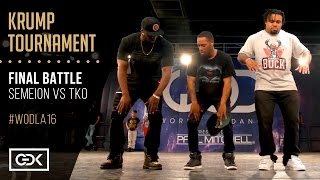 Semeion vs. TKO | Krump Tournament Finals | World of Dance Los Angeles 2016 | #WODLA16