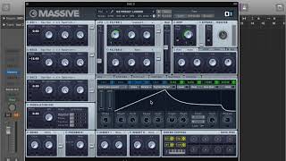 Wandering Around Native Instrument's Massive Synth - Sort of Mod Envelope and Wobble Tutorial?