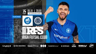 RFS FUTSAL 1:4 RIGA FUTSAL CLUB | SPĒLES IERAKSTS | TELPU FUTBOLA VIRSLĪGA