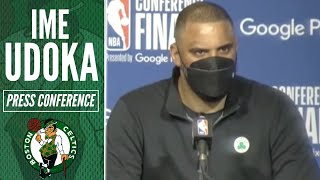 Ime Udoka: Jayson and Jaylen ‘Let it Get Away From Us’ | Celtics vs Heat Game 1