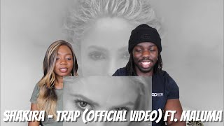 Shakira - Trap (Official Video) ft. Maluma - REACTION!!