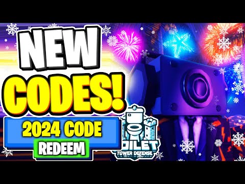 *NEW* WORKING CODES FOR Toilet Tower Defense IN JANUARY 2024! ROBLOX Toilet Tower Defense CODES