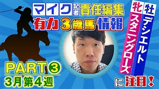 デシエルトが前頭筆頭昇進＝牡馬部門／有力３歳馬情報