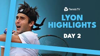 Rinderknech vs Evans THRILLER; Etcheverry Battles ATP Tour Debutant | Lyon 2024 Highlights Day 2