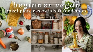 BEGINNER VEGAN: How to Meal Plan, My Kitchen Essentials & Food Shop