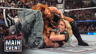 Sol Ruca DEFEATS Becky Lynch by Disqualification: Saturday Night's Main Event highlights