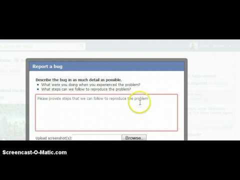 Sending Facebook Complaint Sending Facebook Complaint