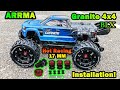 Arrma Granite 4x4 blx with Hot Racing 17mm Hex Adapters Installation! @josephsrc