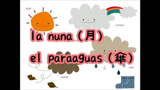 Lección 67　天気に関するスペイン語～今日は雨、晴れ、くもりの言い方は？☆えみこのスペイン語レッスン☆