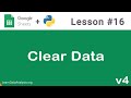 Google Sheets API in Python | Clear Data
